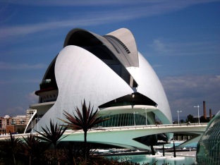 Cité des arts et des sciences. Architecture de Calatrava.